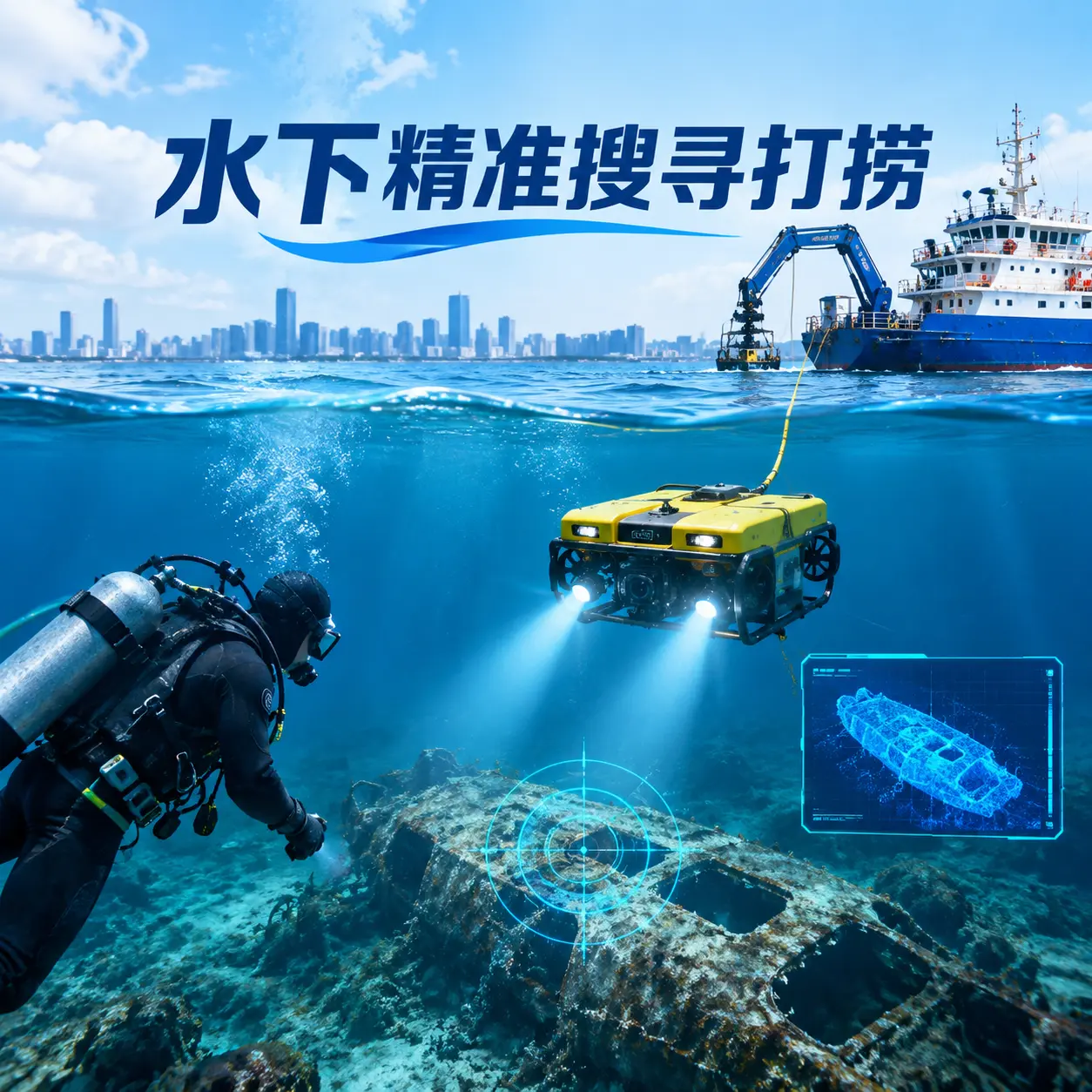 平乐水下精准搜寻打捞